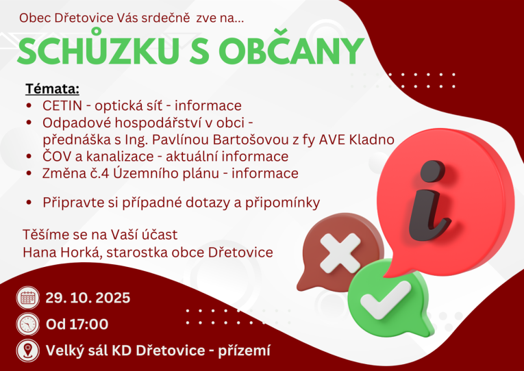 Schůzka s&nbsp;občany